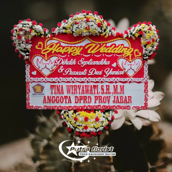 Bunga Happy Wedding Kecamatan Pangandaran
