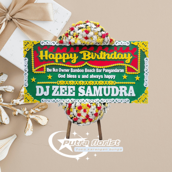 Karangan Bunga Happy Birthday 002