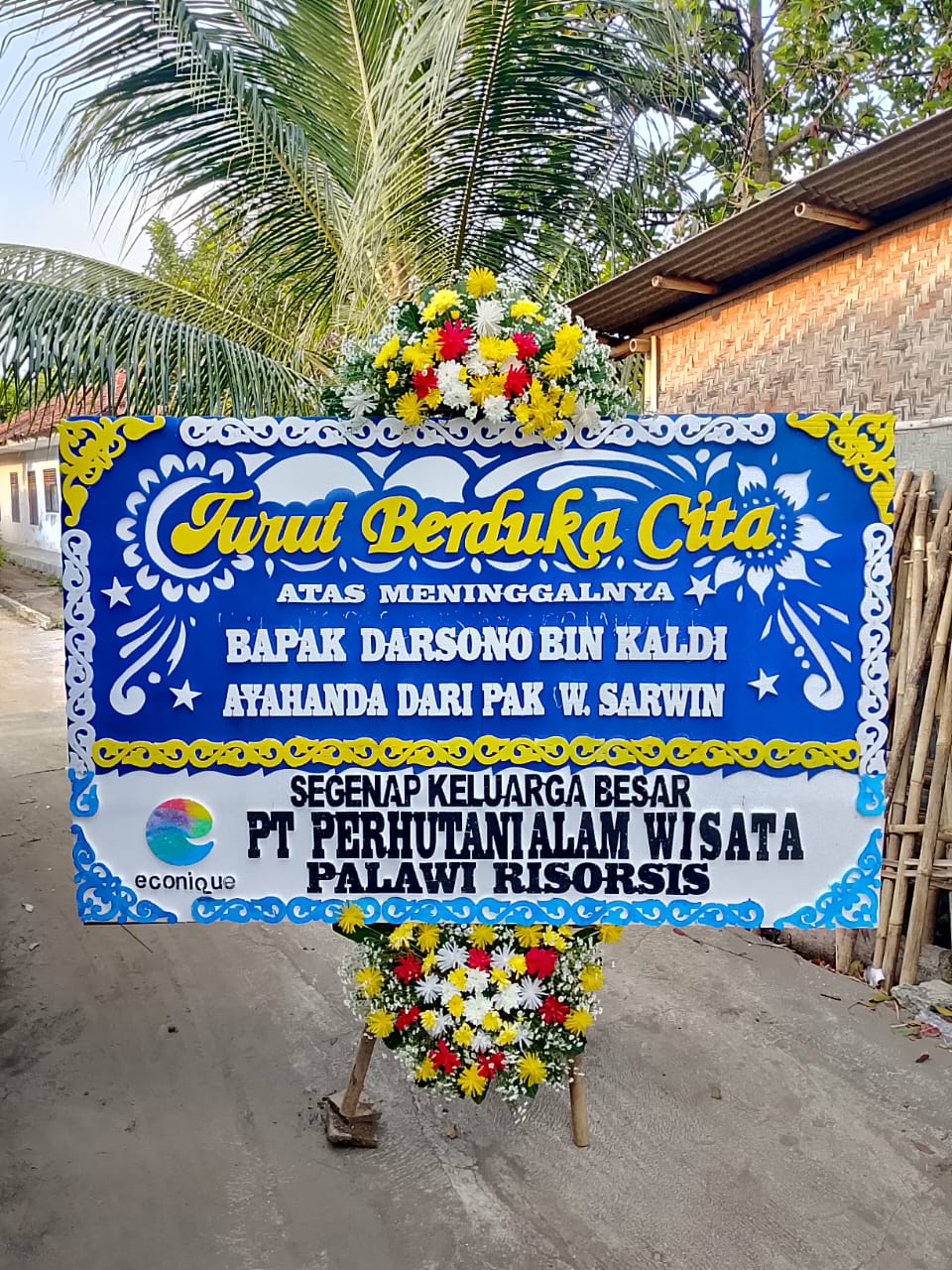 karangan bunga murah di pangandaran