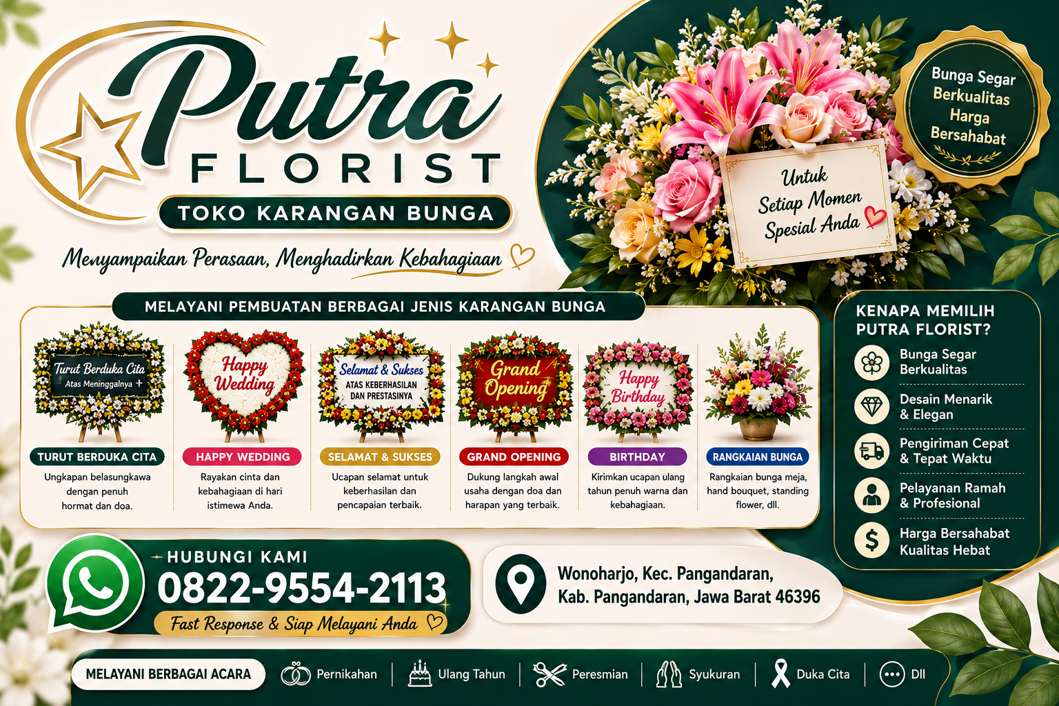 Promosi Putra Florist Pangandaran
